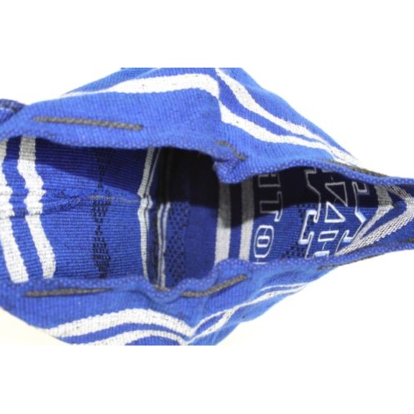 Handmade Notre Dame Blue Baha Drawstring Backpack - Picture 6 of 8